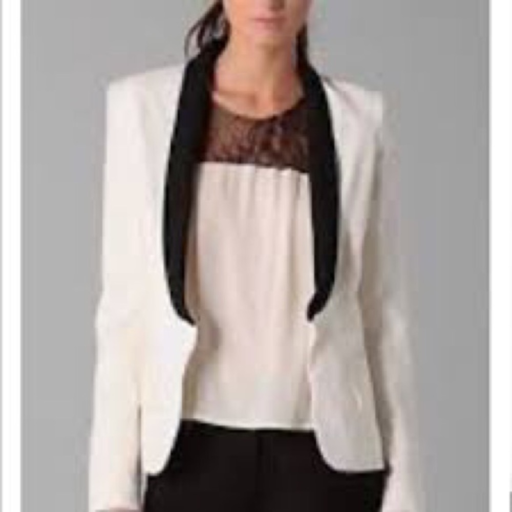 ISO A.L.C. Ivory and Black Ruby blazer